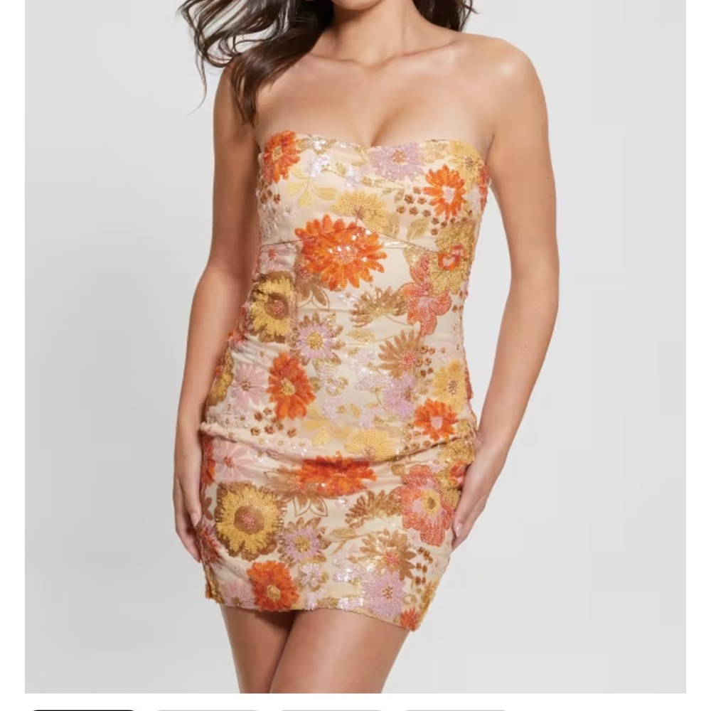 Fia Floral Sequin Dress